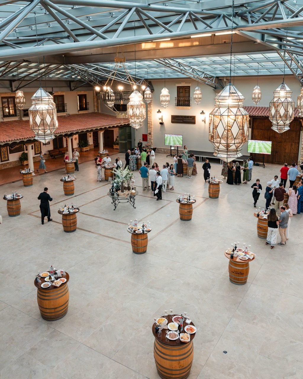 El patio de La Jaraba visto desde arriba