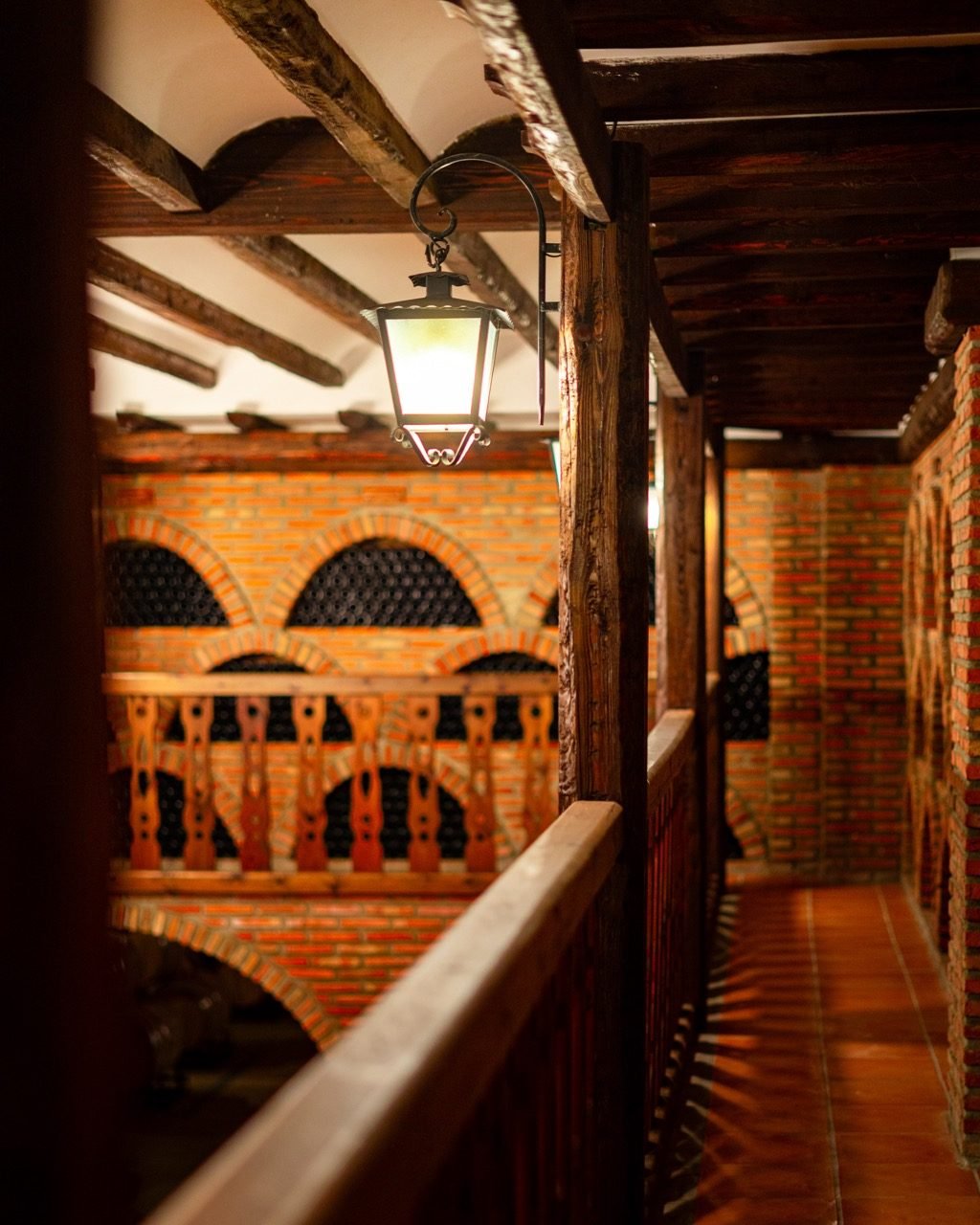 Pasillo del botellero de La Jaraba